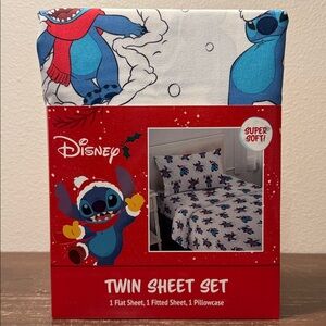 Disney Stitch Twin Sheet Set